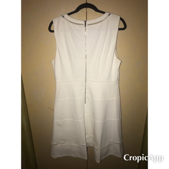 Tommy Hilfiger White A Line Cocktail Dress - Picture 3 of 5